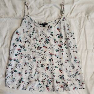 Zac & Rachel White Floral Camisole Top